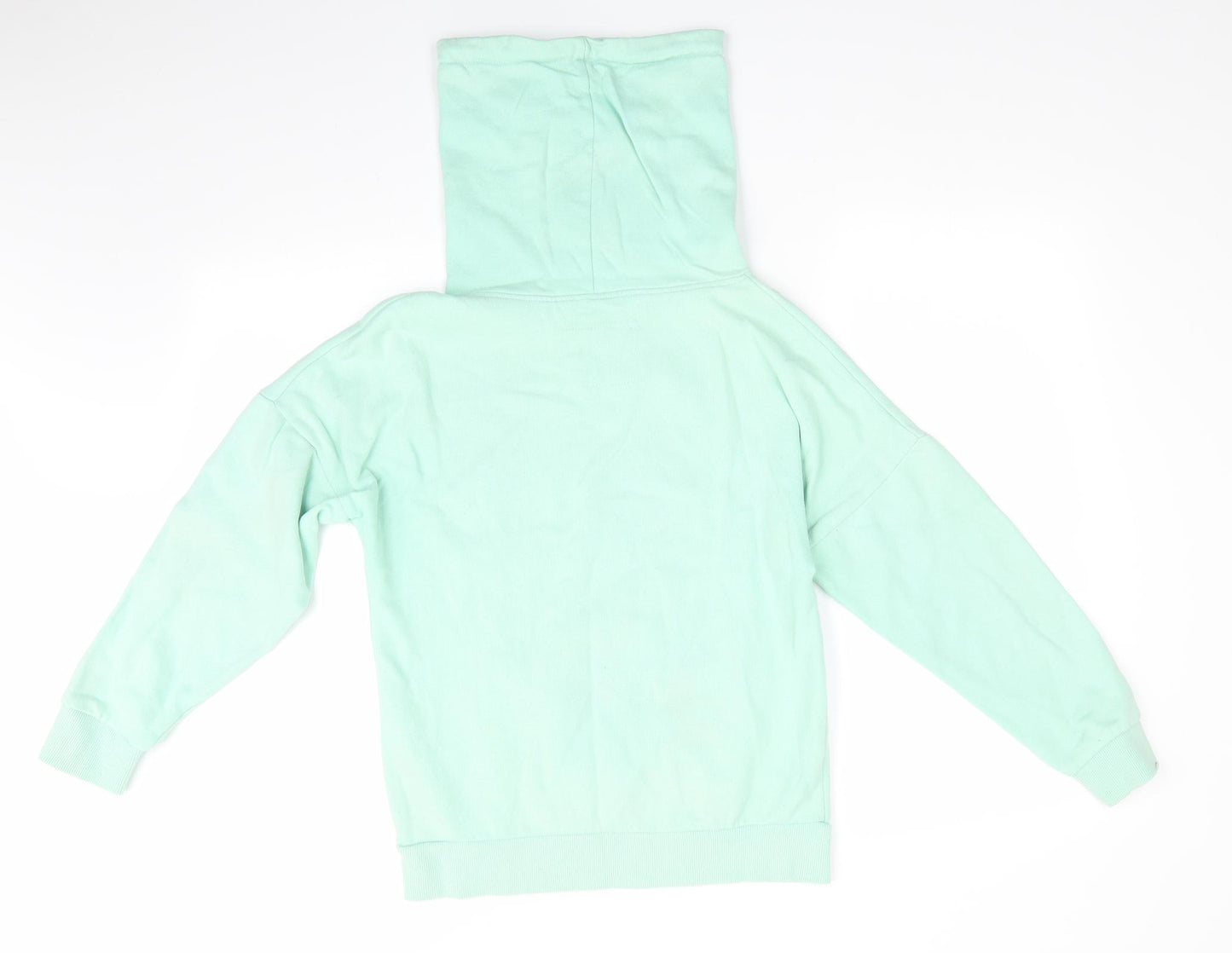 Atmosphere Womens Green  Cotton Pullover Sweatshirt Size 6   - Mint Green San Diego Funnel Neck