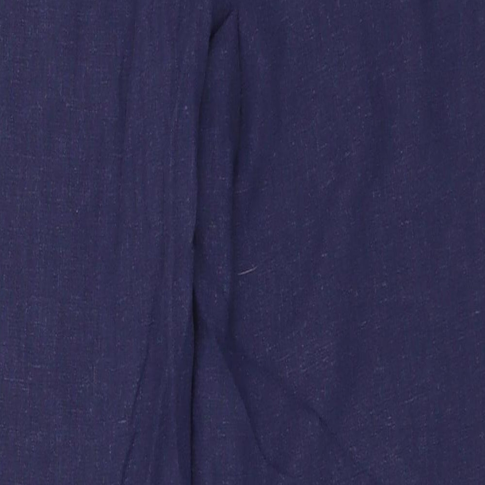Rohan Womens Blue  Linen Trousers  Size 10 L26 in Regular