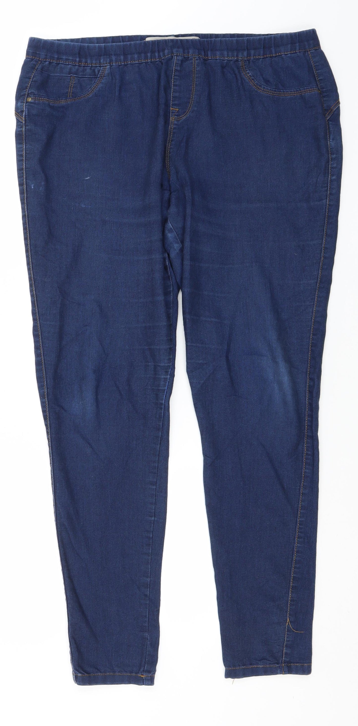 Denim & Co. Womens Blue  Cotton Jegging Jeans Size 18 L30 in Regular