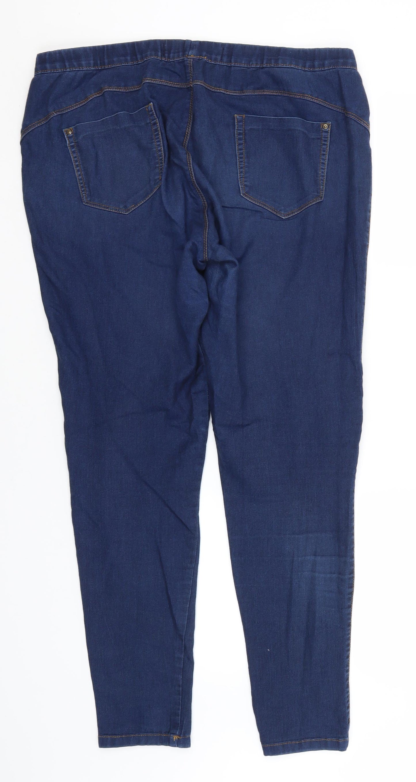 Denim & Co. Womens Blue  Cotton Jegging Jeans Size 18 L30 in Regular