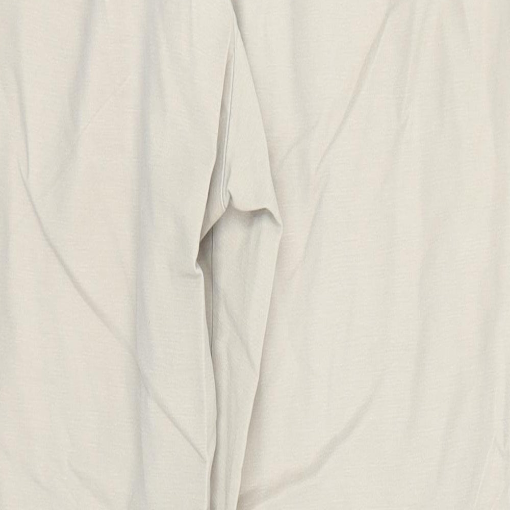 TU Womens Beige  Polyester Trousers  Size 16 L28 in Regular