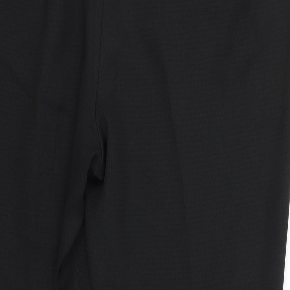 F&F Womens Black  Polyester Trousers  Size 18 L28 in Regular