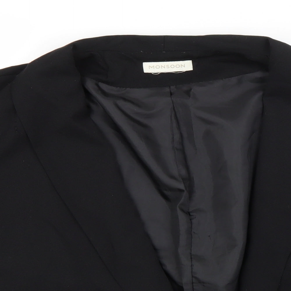 Monsoon Womens Black   Jacket Blazer
