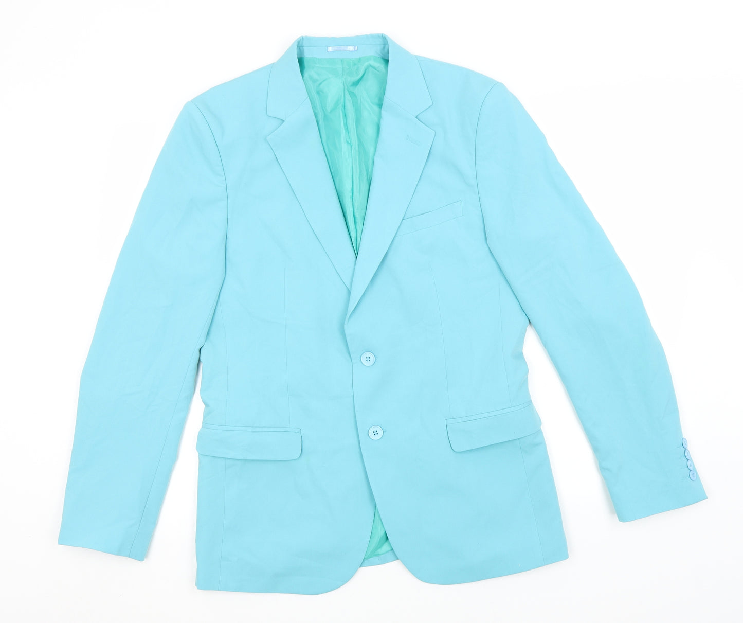 Boohoo Mens Blue   Jacket Blazer Size 40