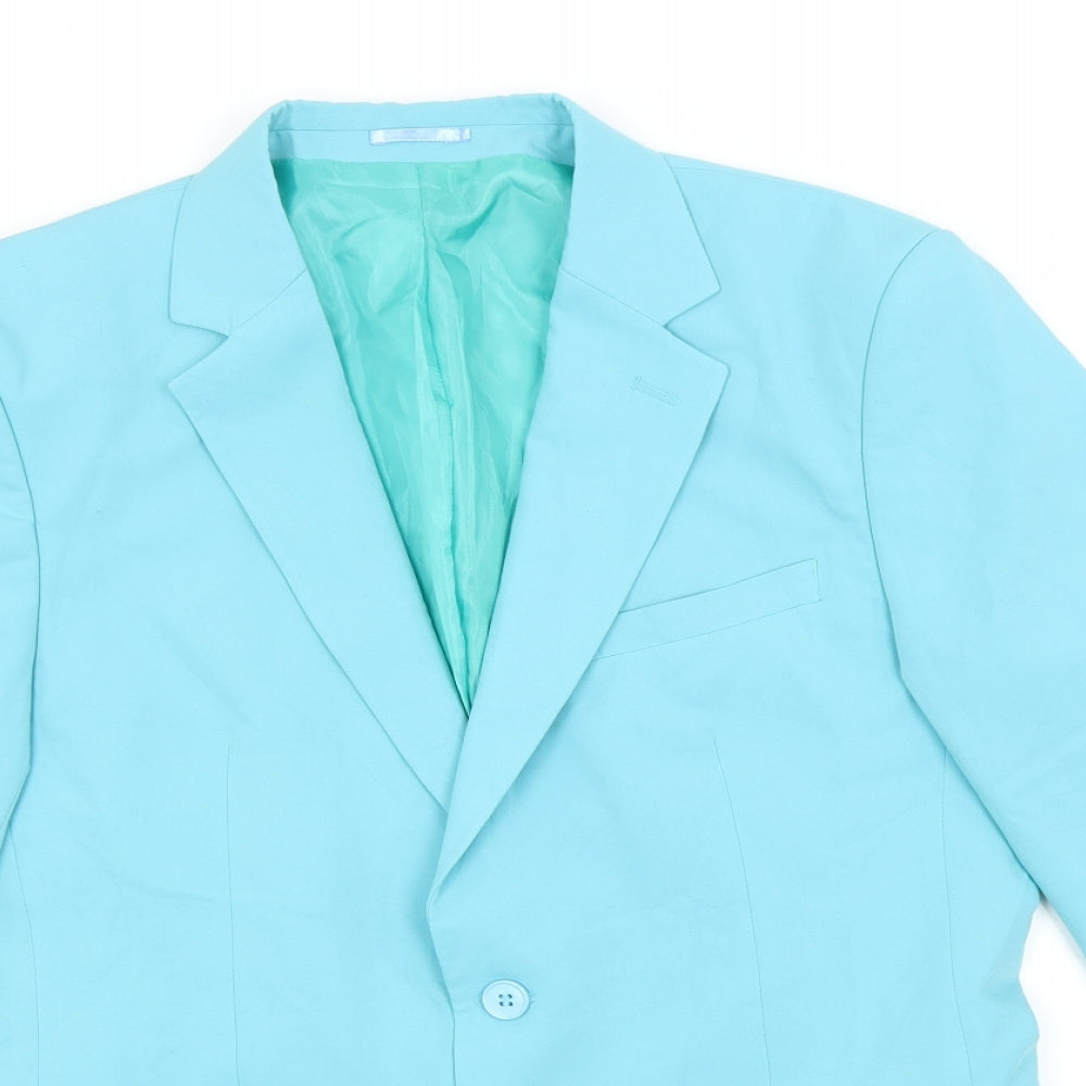Boohoo Mens Blue   Jacket Blazer Size 40