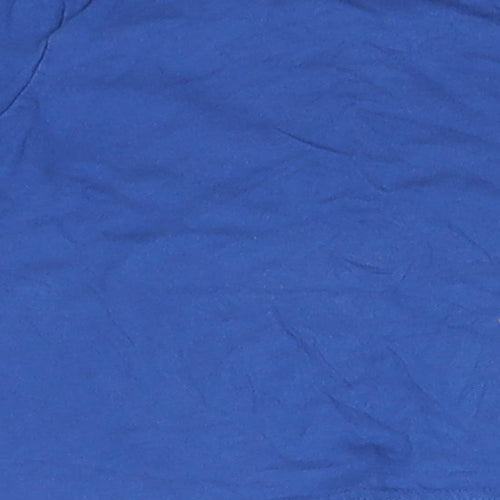 United Colors of Benetton Boys Blue  Cotton Basic T-Shirt Size 2 Years Round Neck