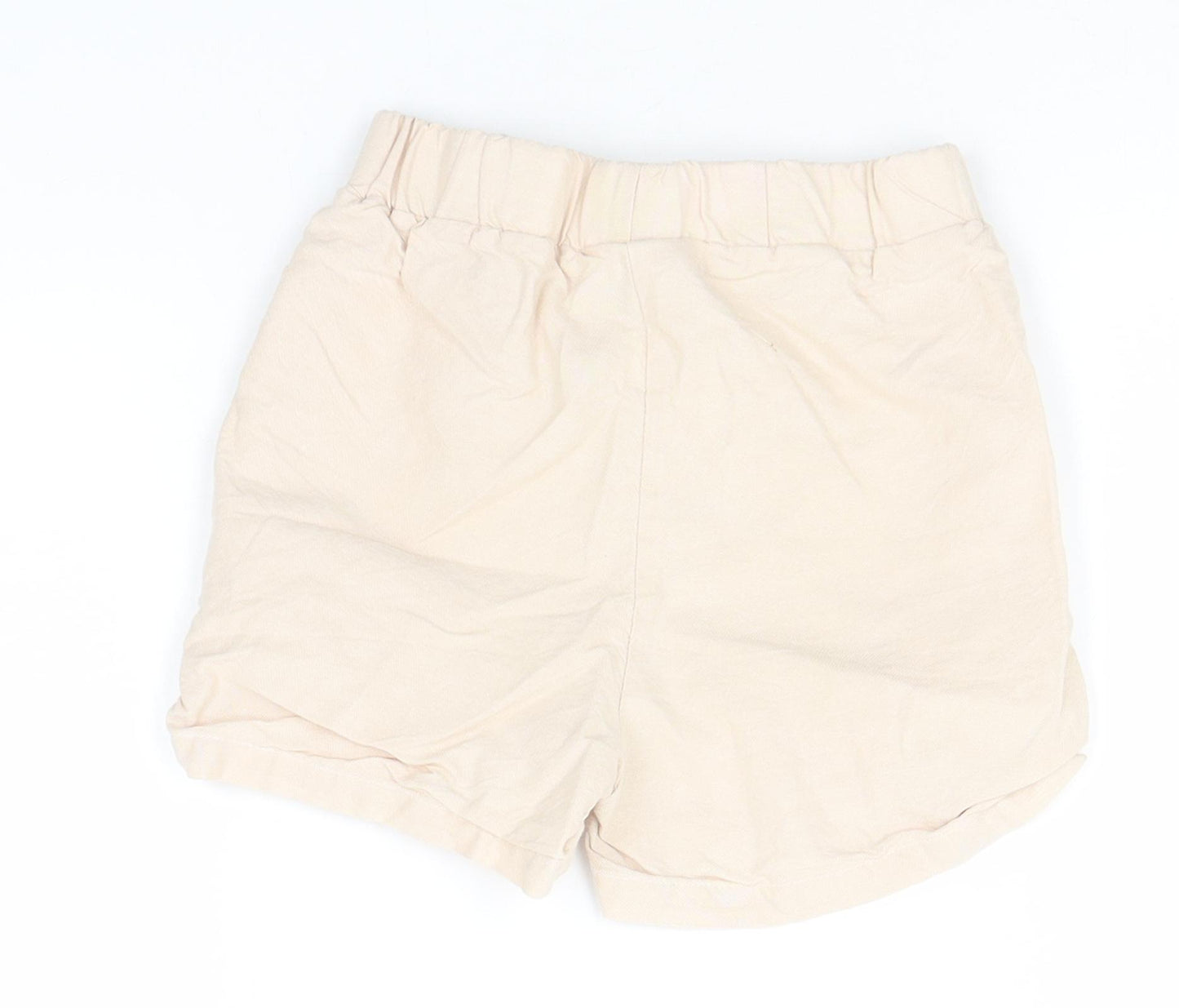 River Island Boys Beige  Cotton Cargo Shorts Size 3-4 Years  Regular
