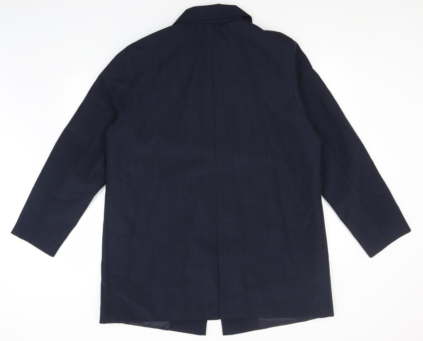 Debenhams Womens Blue   Overcoat Jacket Size L