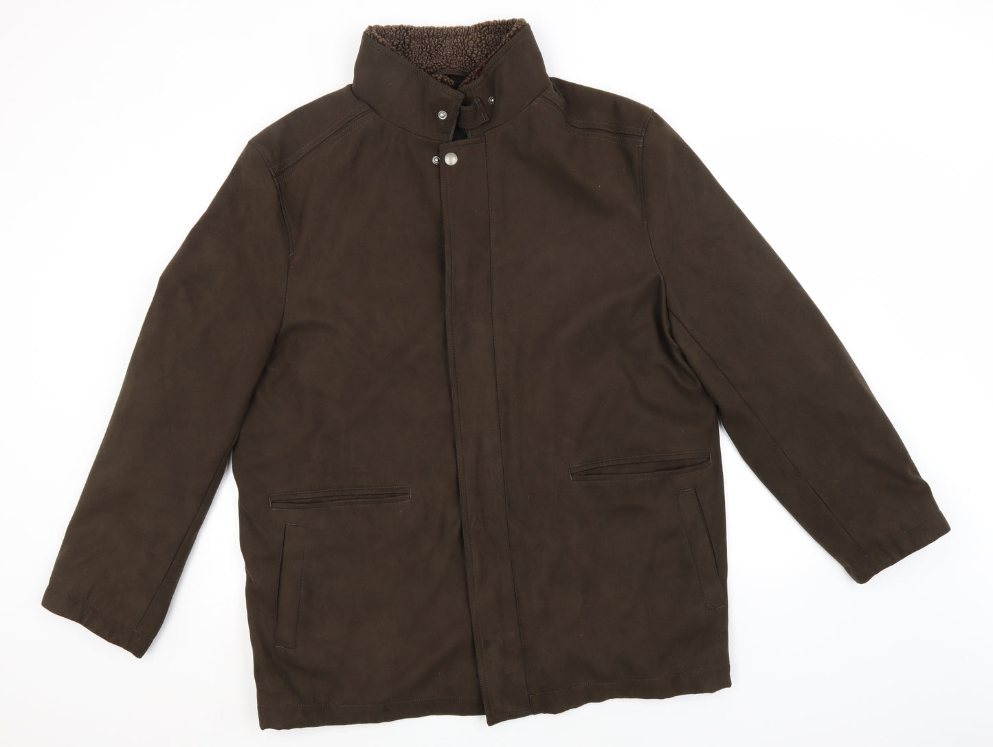 Marks and Spencer Womens Brown   Overcoat Jacket Size L