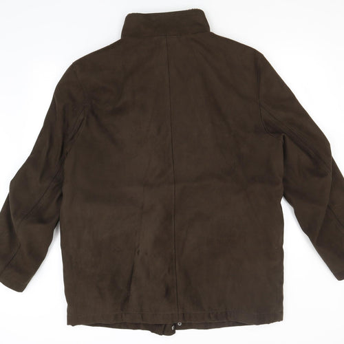 Marks and Spencer Womens Brown   Overcoat Jacket Size L