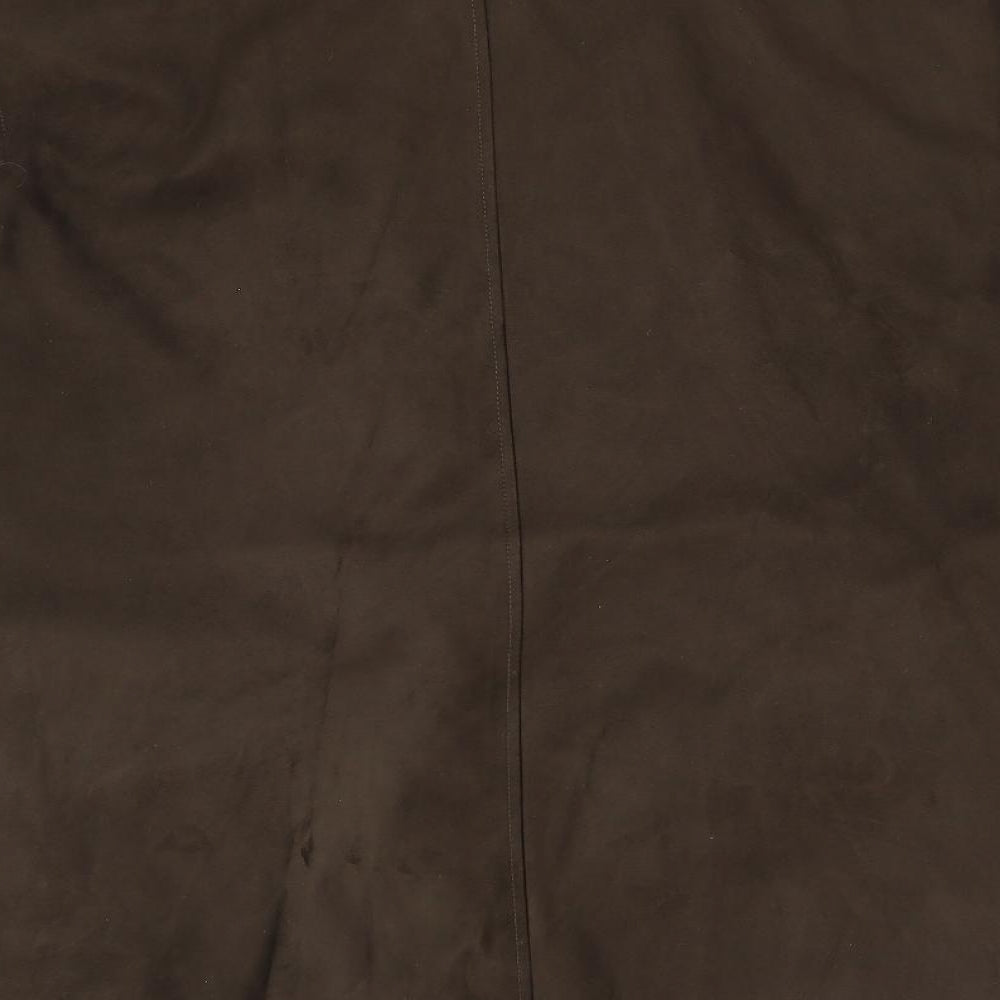 Marks and Spencer Womens Brown   Overcoat Jacket Size L