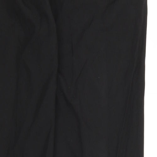 NEXT Womens Black  Polyester Trousers  Size 34 L30 in Regular
