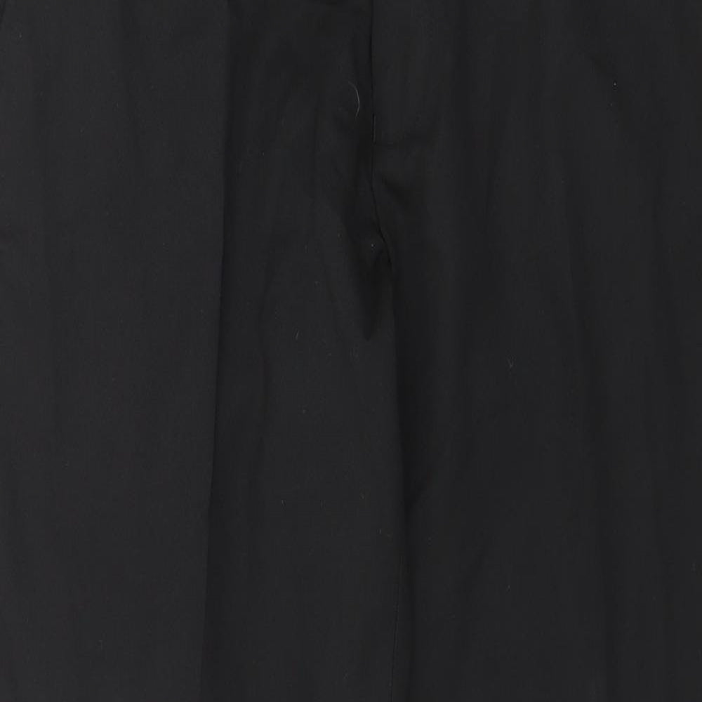 George Womens Black  Polyester Trousers  Size 34 in L27 in Regular