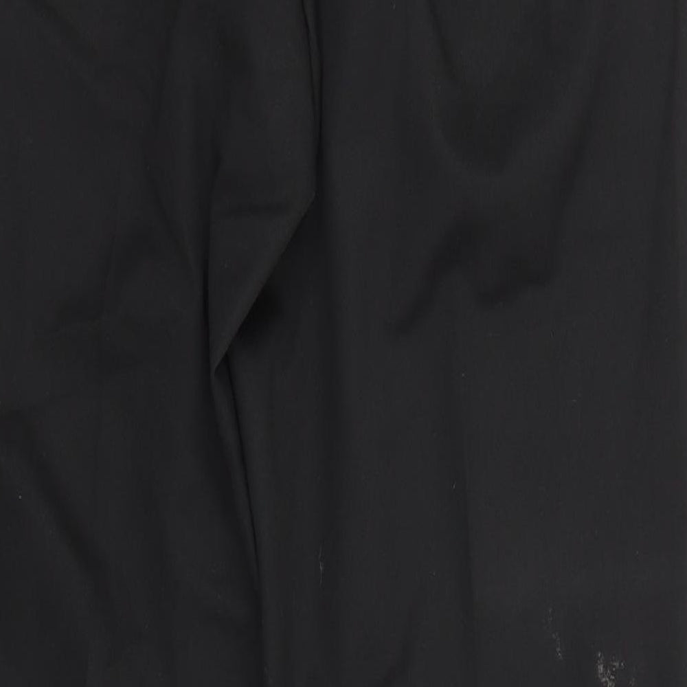 George Womens Black  Polyester Trousers  Size 34 in L27 in Regular