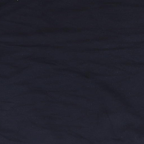 River Island Mens Blue Round Neck  Cotton Pullover Jumper Size L
