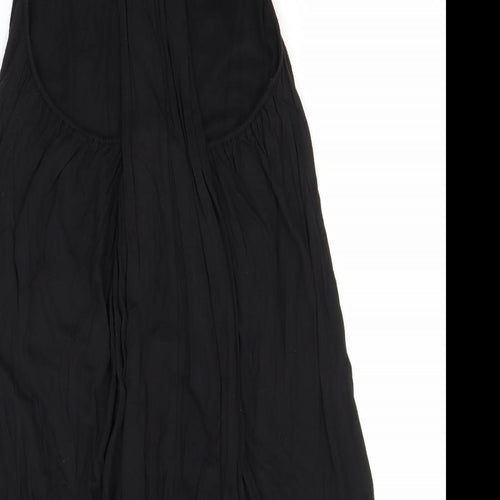 Red Herring Womens Black  Viscose A-Line  Size 14  Round Neck
