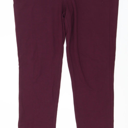 Warehouse Womens Pink  Viscose Trousers  Size 16 L30 in Regular
