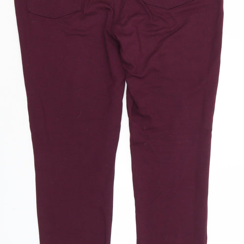 Warehouse Womens Pink  Viscose Trousers  Size 16 L30 in Regular