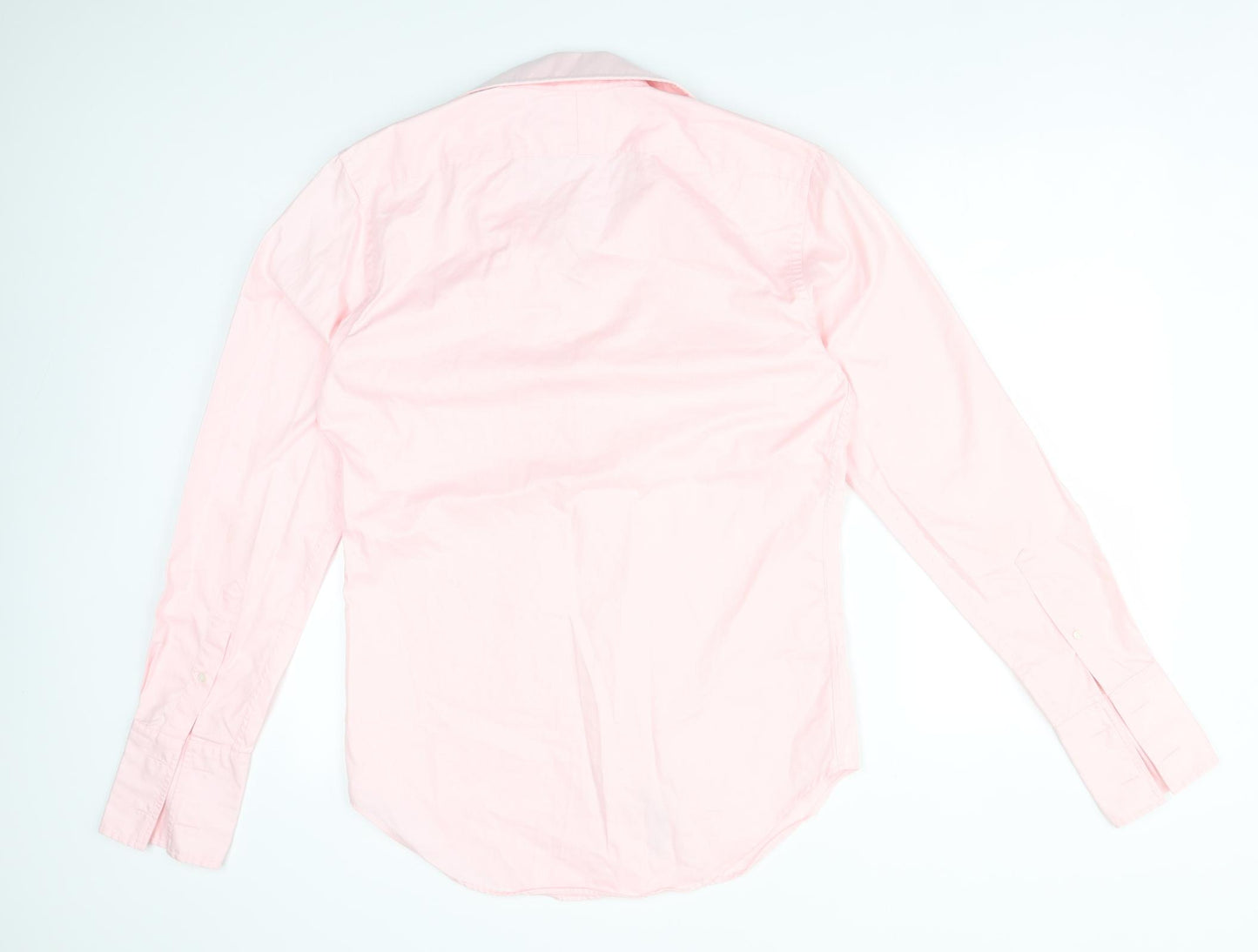 JOHN FRANCOME Mens Pink  Cotton  Dress Shirt Size 15.5 Collared