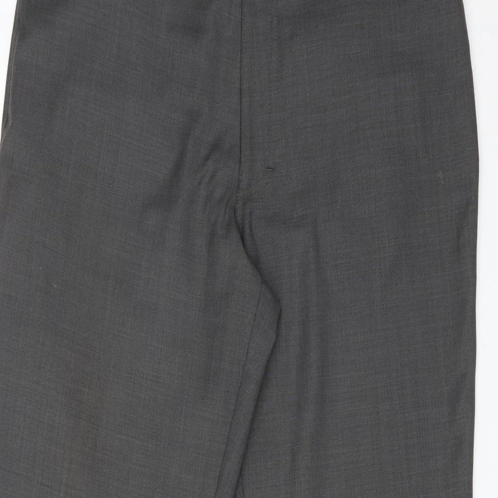 NEXT Womens Grey  Wool Dress Pants Trousers Size 32 L32 in Regular