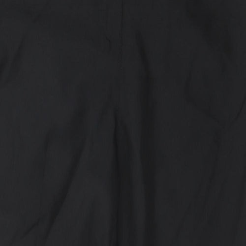 Preworn Womens Black  Polyester Trousers  Size 8 L29 in Regular