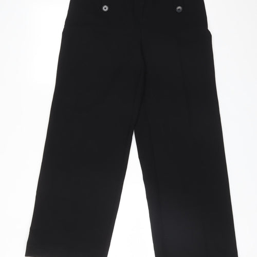 NEXT Womens Black  Polyester Dress Pants Trousers Size 8 L27 in Regular