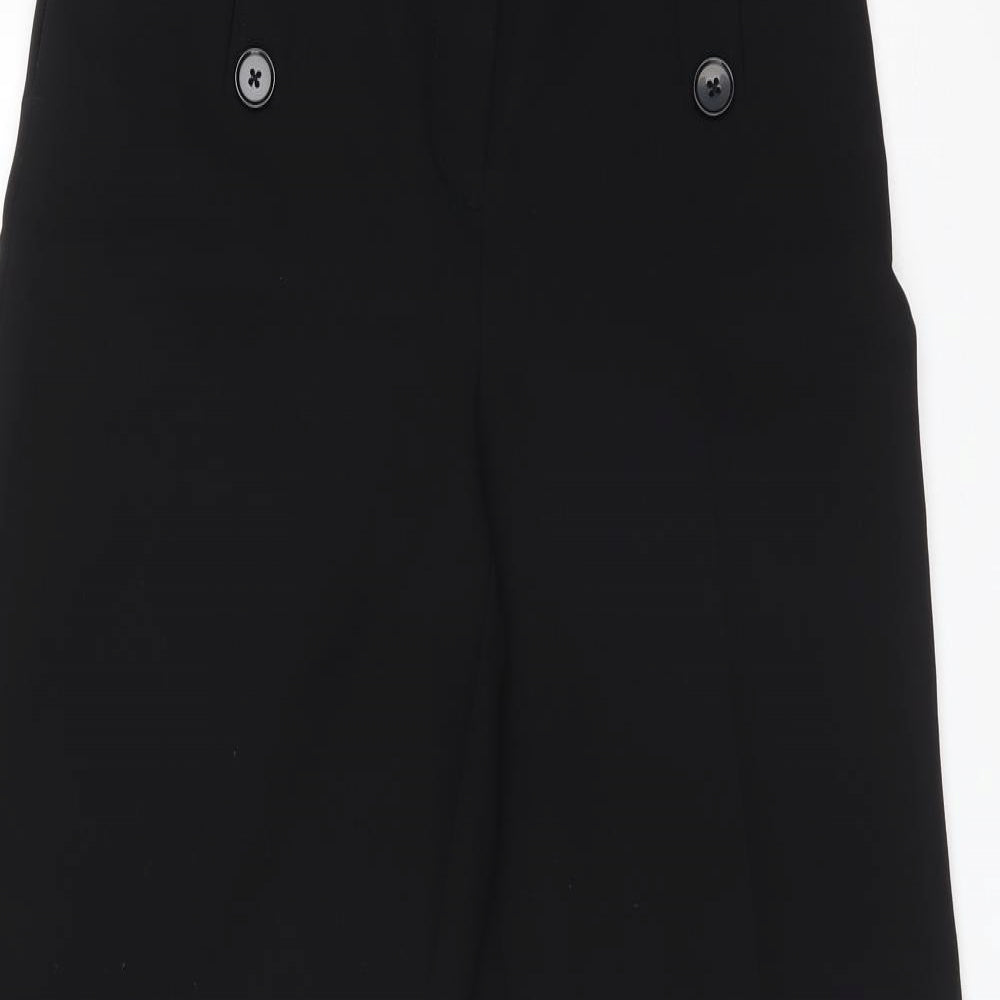 NEXT Womens Black  Polyester Dress Pants Trousers Size 8 L27 in Regular
