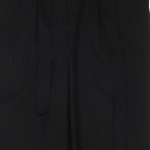 New Look Womens Black  Polyester Carrot Trousers Size 8 L26 in Regular