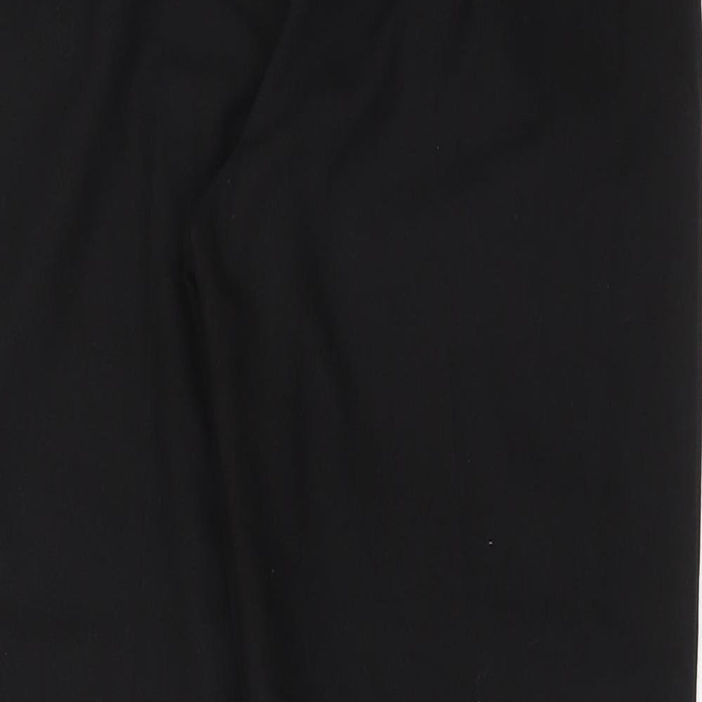New Look Womens Black  Polyester Carrot Trousers Size 8 L26 in Regular