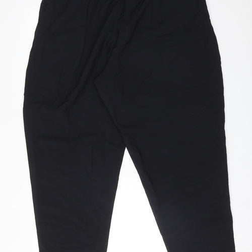 Classic Womens Black  Viscose Trousers  Size 24 L30 in Regular