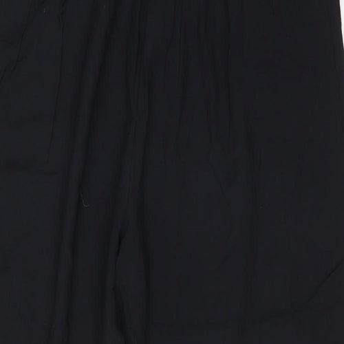Classic Womens Black  Viscose Trousers  Size 24 L30 in Regular