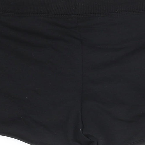 H&M Girls Black  Cotton Hot Pants Shorts Size 10-11 Years  Regular
