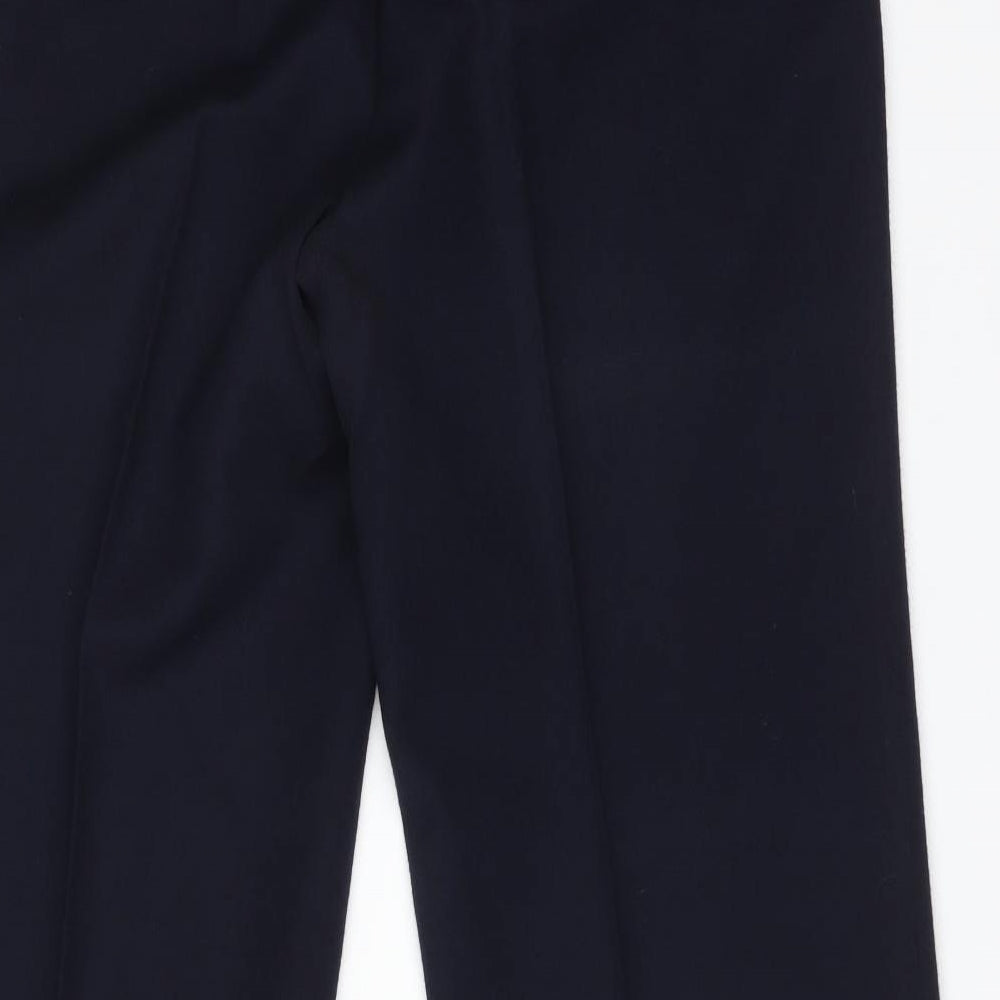 ST MICHAEL Mens Blue  Wool Dress Pants Trousers Size 34 L29 in Regular
