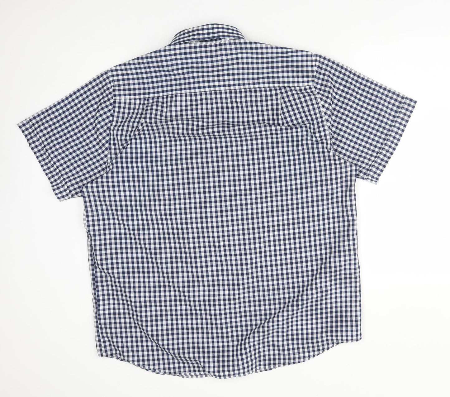 Premier Mens Multicoloured Check Cotton  Button-Up Size M Collared