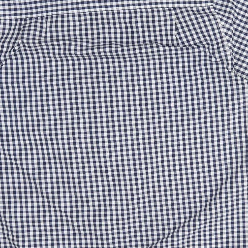 Premier Mens Multicoloured Check Cotton  Button-Up Size M Collared