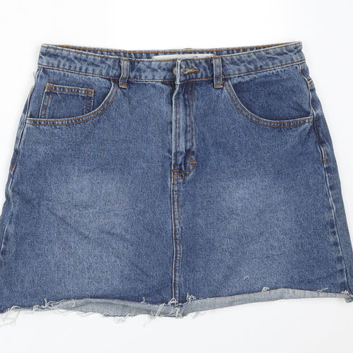 DENIM CO Womens Blue  Cotton Straight & Pencil Skirt Size 14