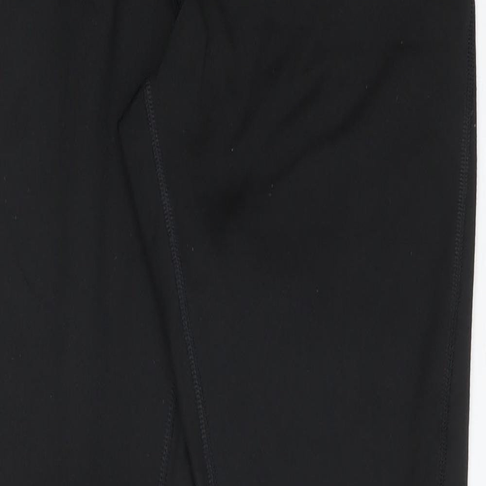 DECATHLON Mens Black  Polyester  Leggings Size 34 L34 in Regular