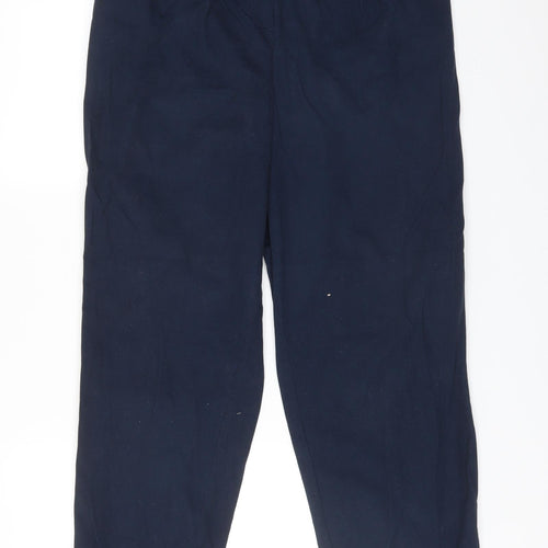 SEASALT CORNWALL Womens Blue  Cotton Chino Trousers Size 12 L27 in Regular