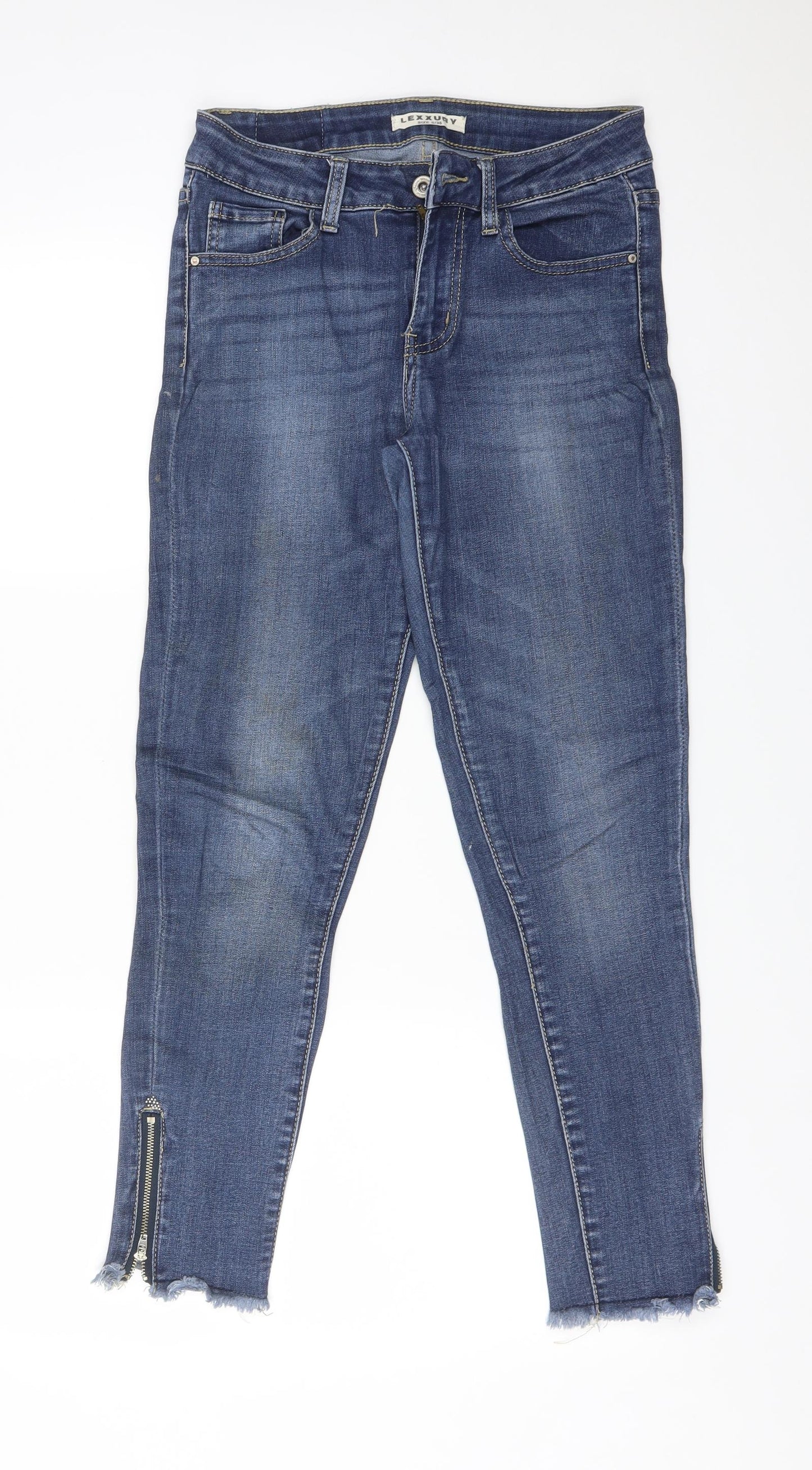 LEXXURY Womens Blue   Skinny Jeans Size S L26 in Regular