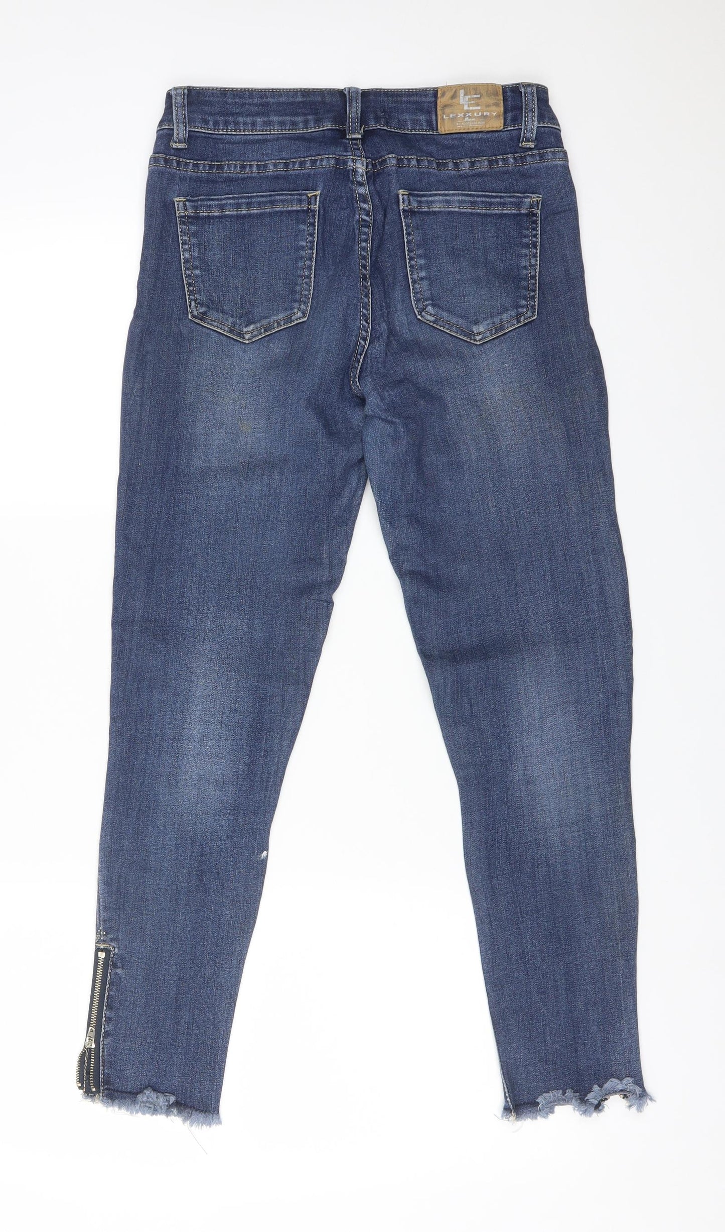 LEXXURY Womens Blue   Skinny Jeans Size S L26 in Regular