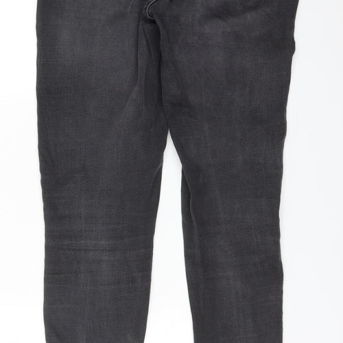 DENIM CO Womens Black  Cotton Skinny Jeans Size 12 L31 in Regular