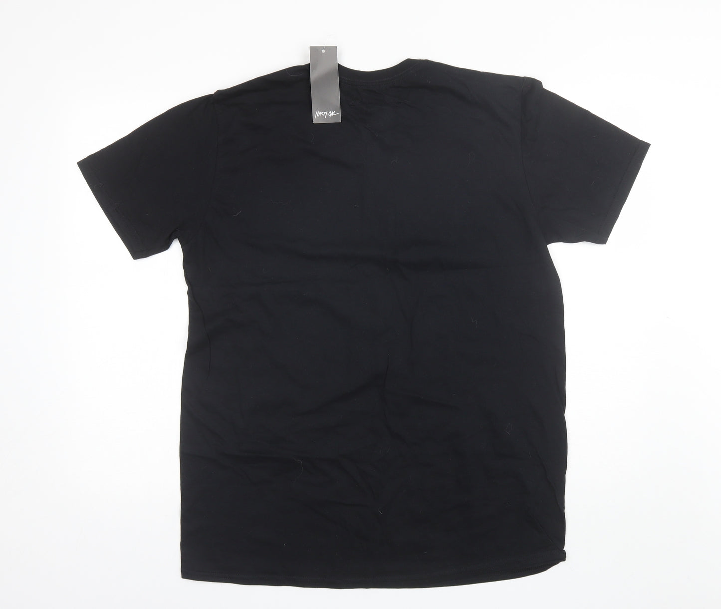 Nasty Girl Womens Black  Cotton Basic T-Shirt Size 18 Round Neck - Fleetwood Mac