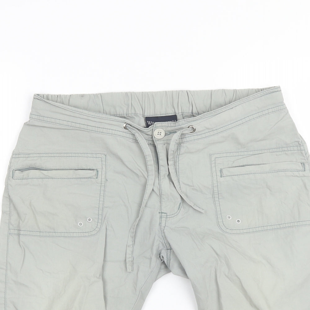 Wild South Womens Grey  Cotton Bermuda Shorts Size 10 L12 in Regular