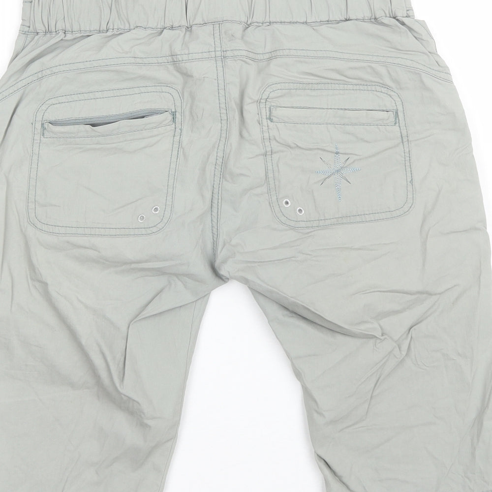 Wild South Womens Grey  Cotton Bermuda Shorts Size 10 L12 in Regular