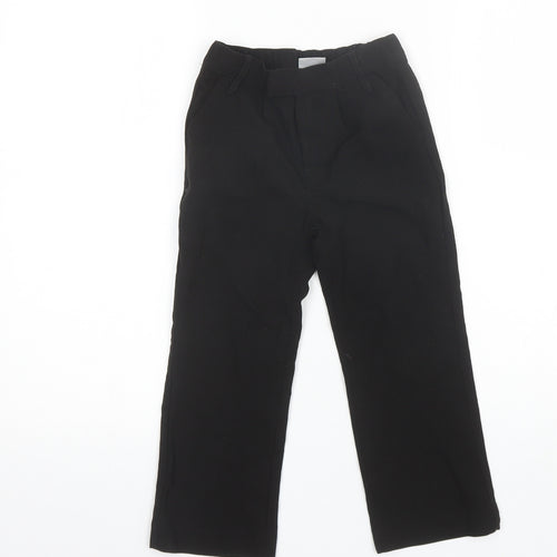 Smart Start Girls Black  Polyester Dress Pants Trousers Size 4-5 Years  Regular
