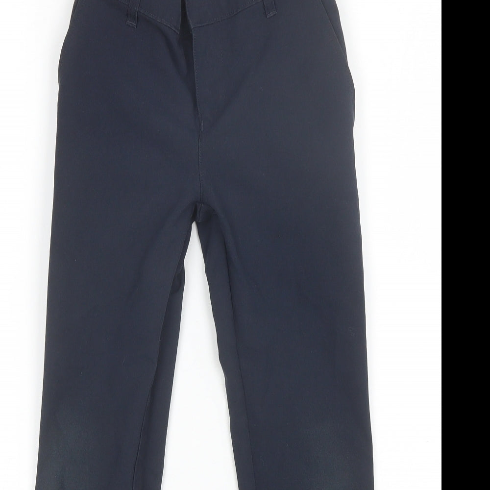 Marks and Spencer Boys Blue  Polyester Dress Pants Trousers Size 6-7 Years  Regular
