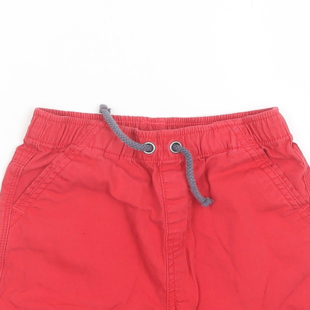 George Boys Red  Cotton Chino Shorts Size 5-6 Years  Regular