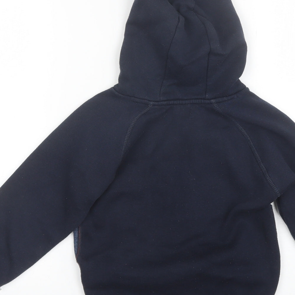 Matalan Boys Blue  Polyester Pullover Hoodie Size 4 Years   - Jurassic Park