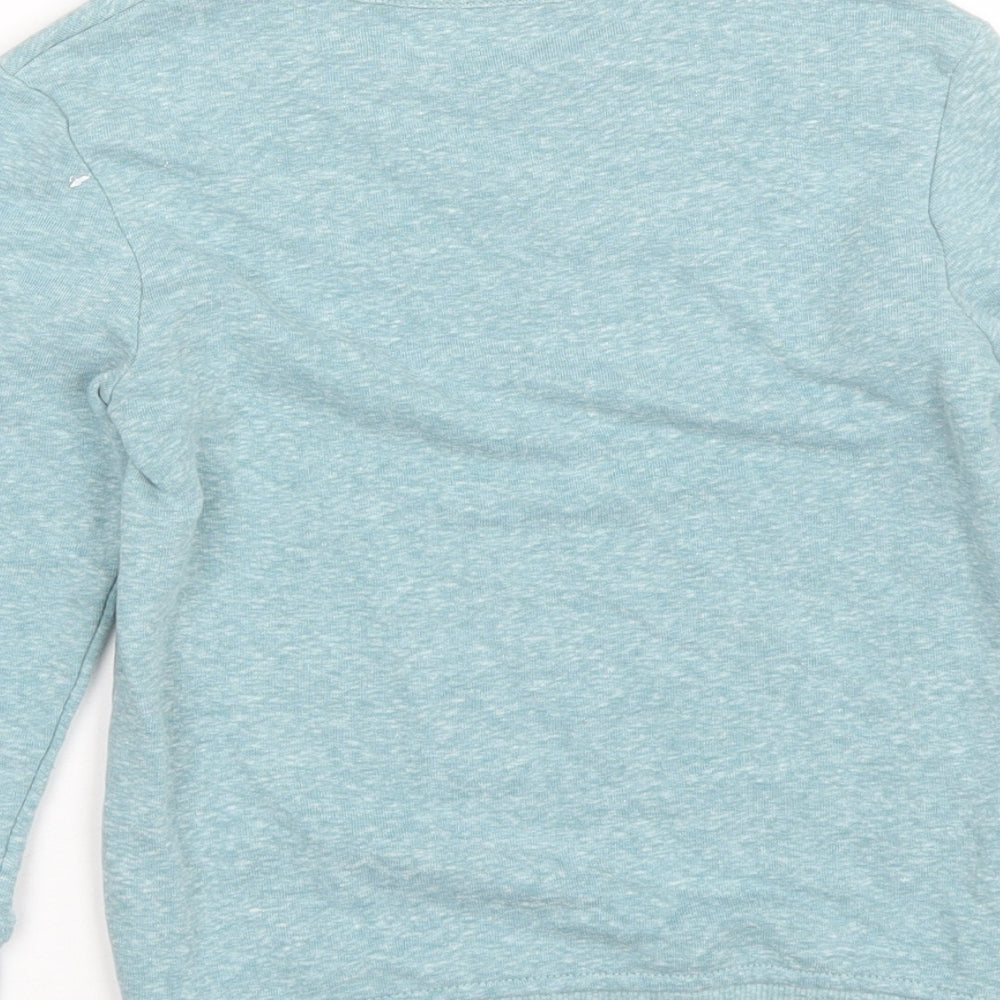 George Boys Blue Round Neck  Polyester Pullover Jumper Size 5-6 Years