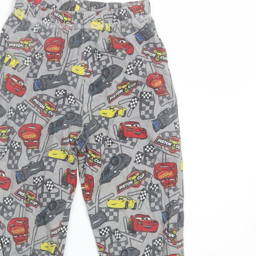 George Boys Grey  Cotton  Pyjama Pants Size 5-6 Years   - Cars